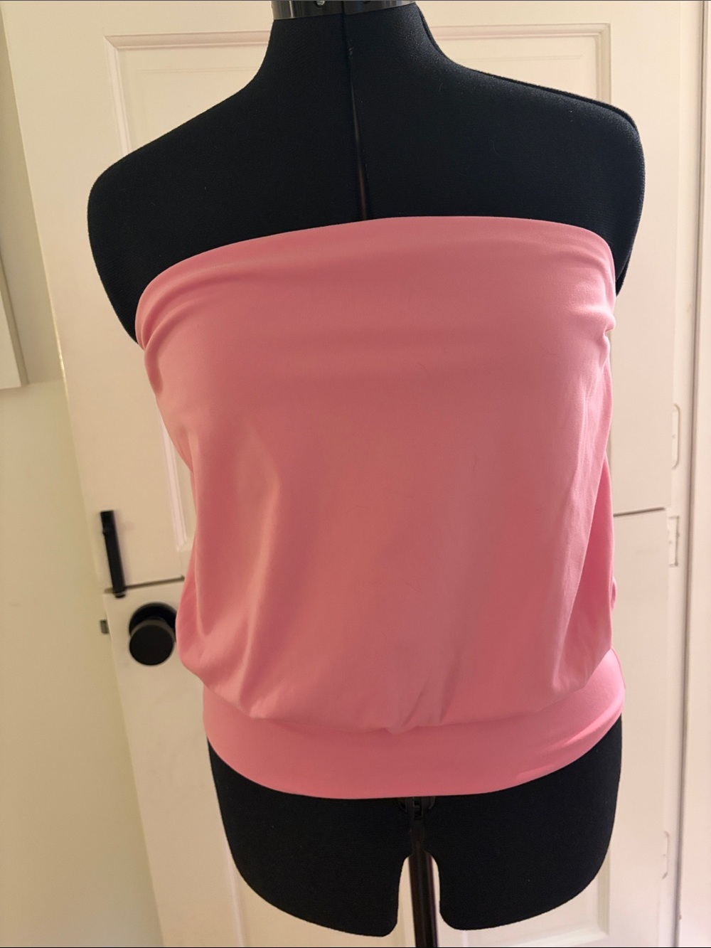 Popular Basics Strapless Blouson Tube Top - Pink